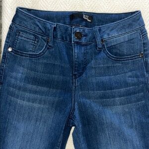 1822 Denim Blue Skinny Jeans with Stretch